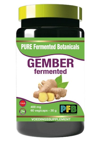 afbeelding van gember fermented 400mg puur