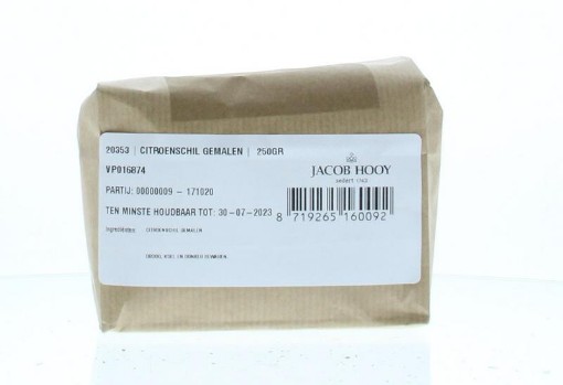 afbeelding van citroenschil gemalen /jh