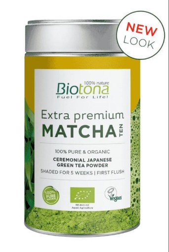 afbeelding van Biotona extr premium macha ten