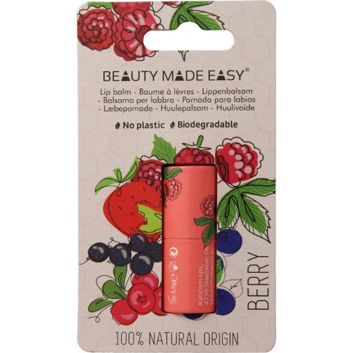 afbeelding van Papertube lipbalm berry