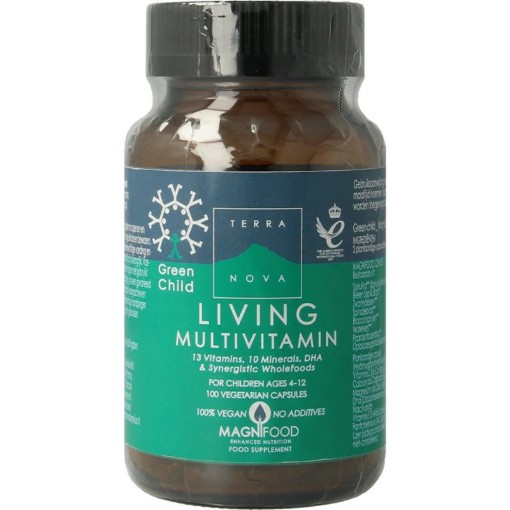 afbeelding van Green child living multivitamins