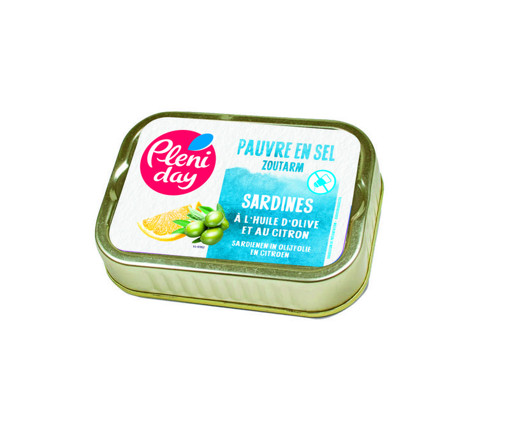 afbeelding van Sardines olijfolie citroen zoutarm