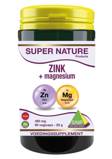 afbeelding van zink + magnesium puur
