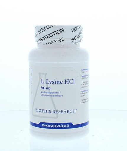 afbeelding van L-Lysine 500 mg