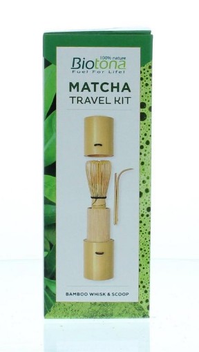 afbeelding van Biotona matcha travel kit