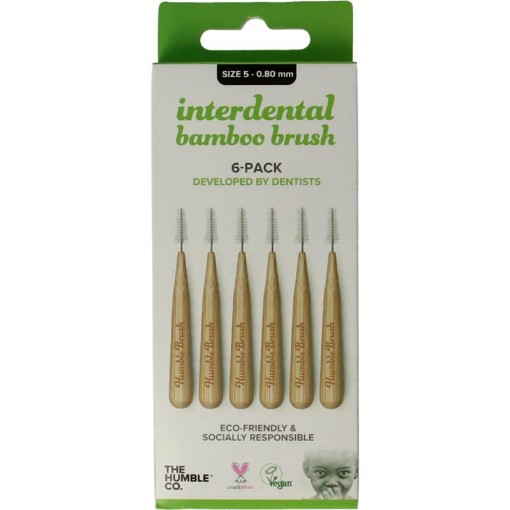 afbeelding van Interdental borstel 0.80mm groen