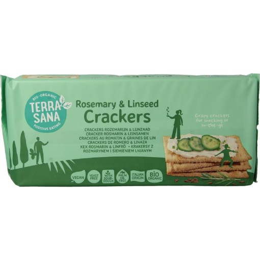 afbeelding van Crackers rozemarijn & lijnzaad