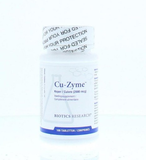 afbeelding van cu zyme 2mg Biotics