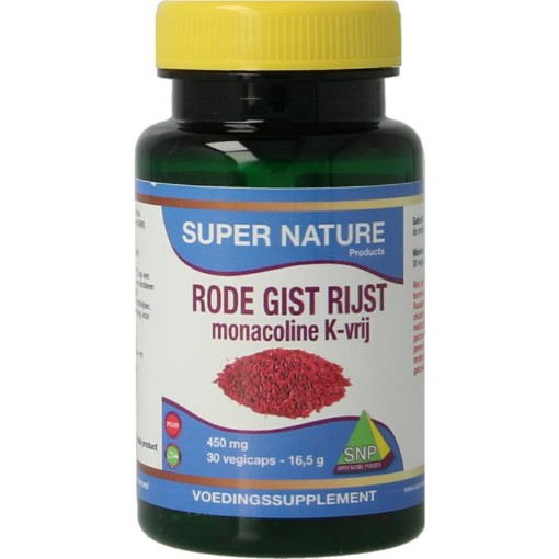 afbeelding van Rode gist rijst monacoline K vrij