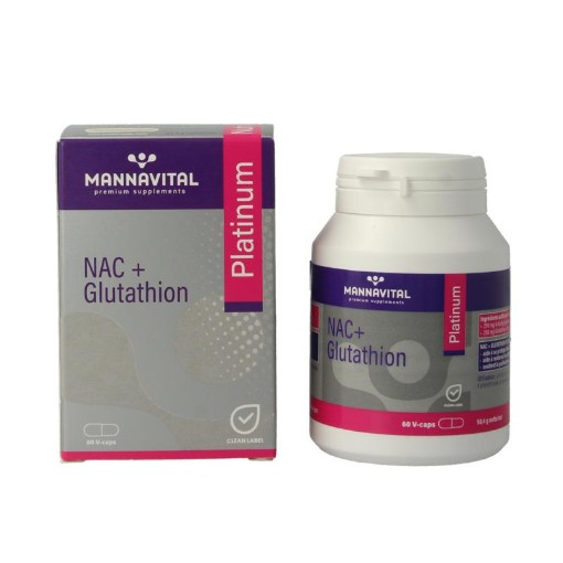 afbeelding van NAC + glutathion platinum