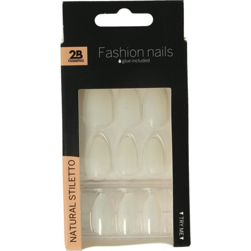 afbeelding van Nails natural stiletto