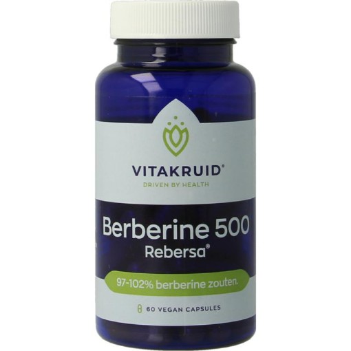 Vitakruid Berberine 500 Rebersa® 97-102% Berberine Zouten 60 capsules afbeelding