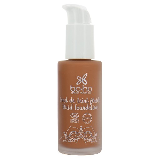 afbeelding van Liquid foundation 07 caramel brun bio