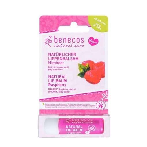 afbeelding van Natural vegan lipbalm raspberry