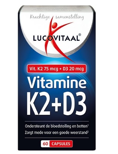 afbeelding van Lucovitaal vit k2 + d3 pk
