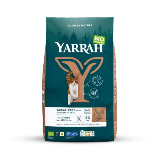 afbeelding van Cat/kitten dry food grainfree chicken&fish bio