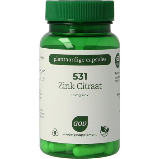 afbeelding van 531 Zink citraat 15 mg