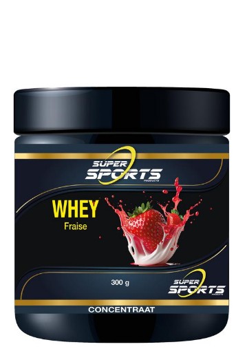 afbeelding van whey proteine aardbei