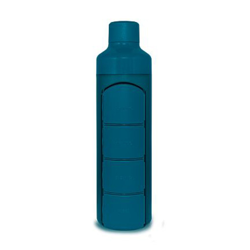 afbeelding van Bottle dag blauw 4-vaks