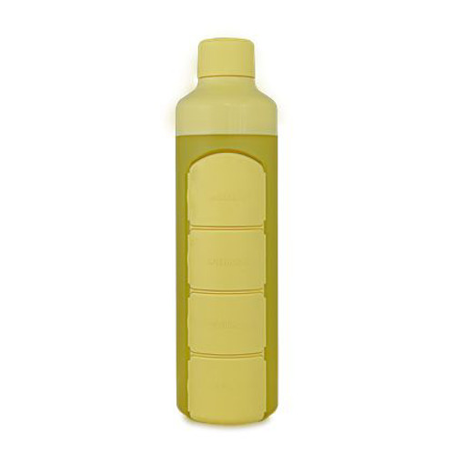 afbeelding van Bottle dag geel 4-vaks