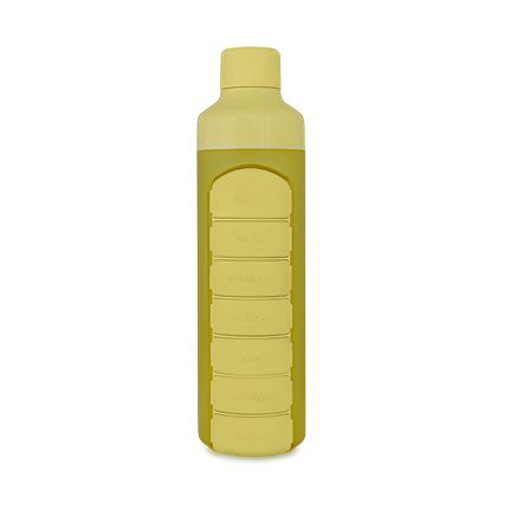 afbeelding van Bottle week geel 7-vaks