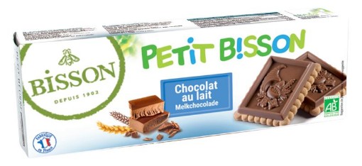 afbeelding van petit Bisson melkchocolade bio