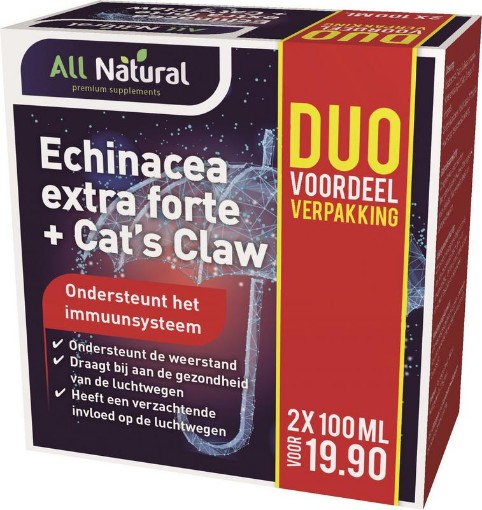 afbeelding van echinacea ext forte+cats claw