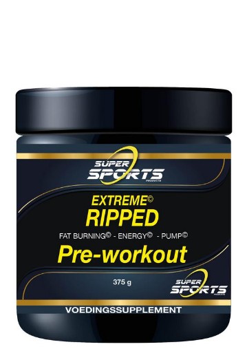 afbeelding van pre workout ripped orange extr