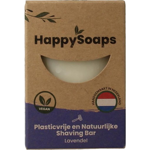 afbeelding van happy shaving bar lavendel