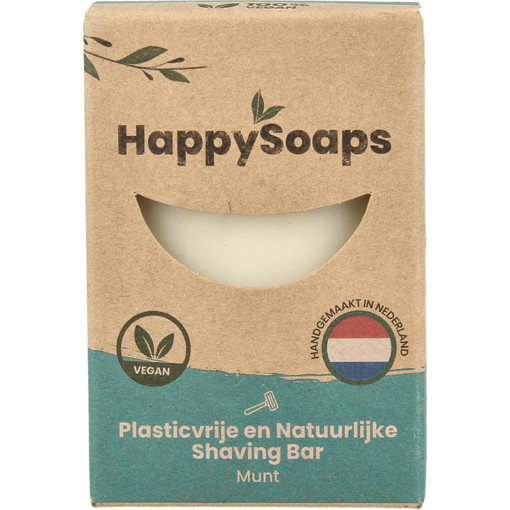afbeelding van happy shaving bar munt