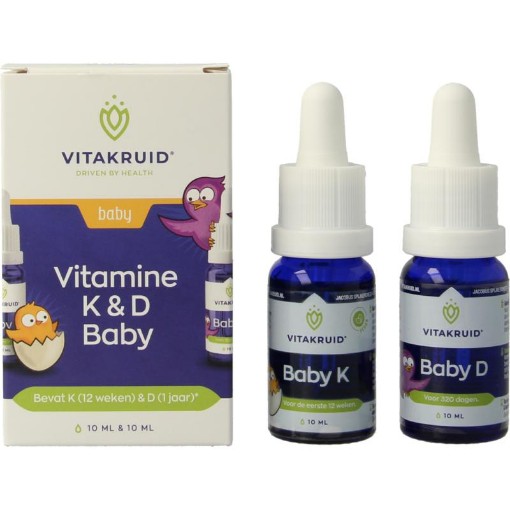 afbeelding van vitamine k&d baby druppe vitak