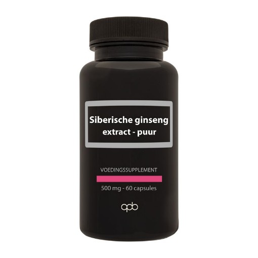 afbeelding van Siberische ginseng / eleutherococcus 500 mg