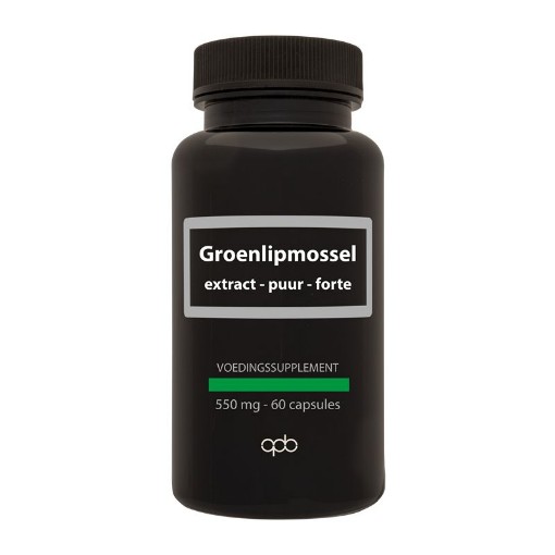 afbeelding van Groenlipmossel 550 mg puur