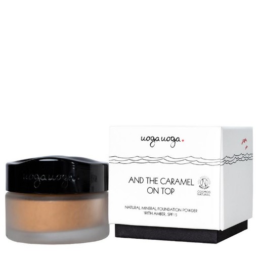afbeelding van Foundation powder 804 and the caramel on top