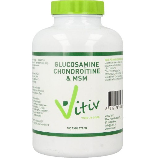 afbeelding van glucosamine chondroitine msm