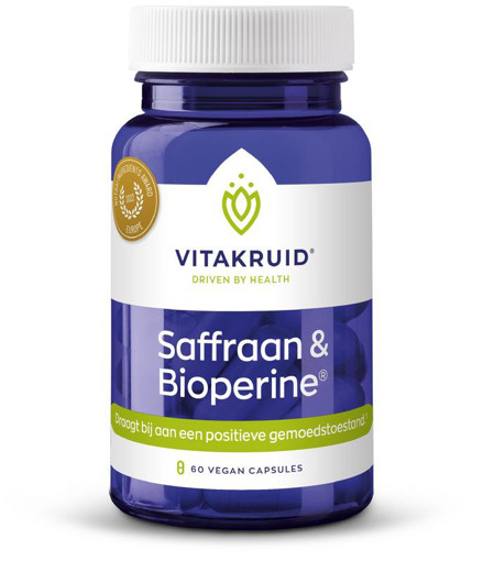 Afbeelding van Saffraan-Bioperine-60-Vcaps-Vitakruid
