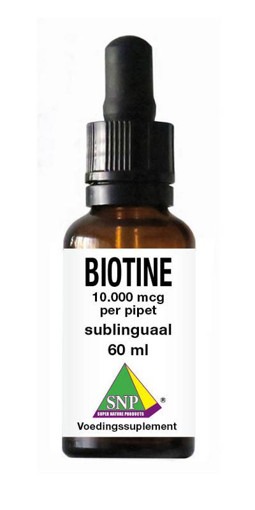 afbeelding van biotine 10000mcg sublinguaal