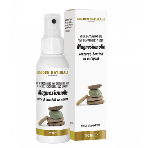 Golden Naturals Magnesiumolie spray 100ml afbeelding