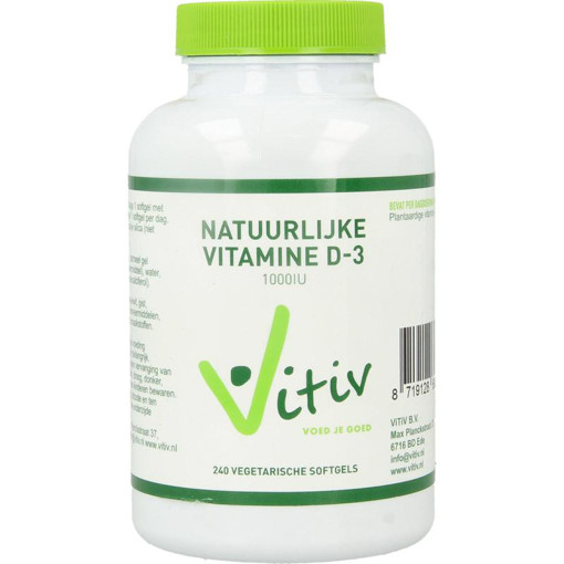 afbeelding van vega vitamine d3 1000iu 25 mc