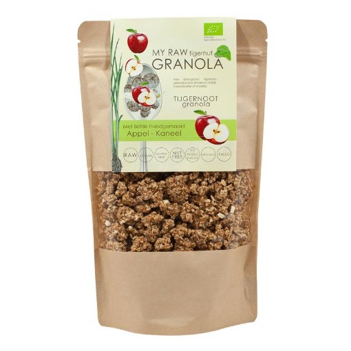 afbeelding van tijgernoot granola appel kanee