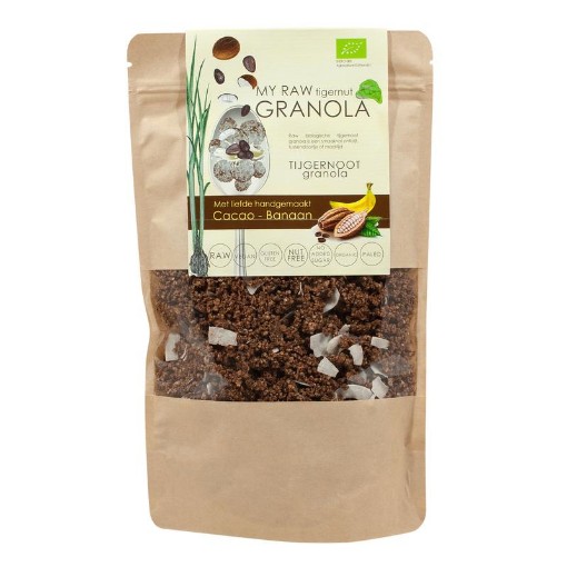 afbeelding van tijgernoot granola choc banaan