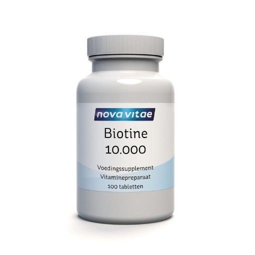 afbeelding van biotine 10000mcg Nova Vitae