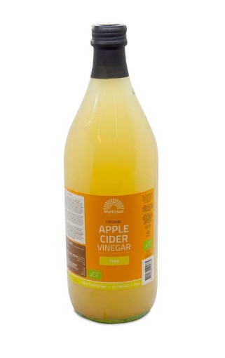 afbeelding van organic aplle cider vineg pure