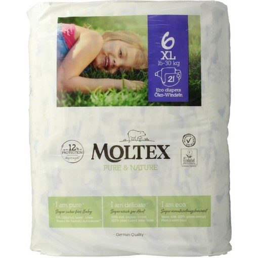 afbeelding van Pure & nature babyluiers XL