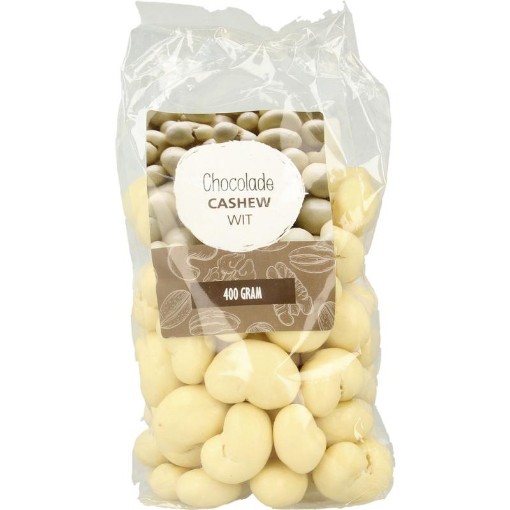 afbeelding van chocolade cashew noten wit