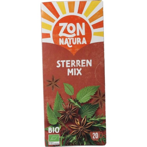 afbeelding van sterrenmix zon