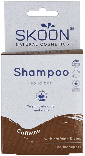 afbeelding van solid shampoo cafeine