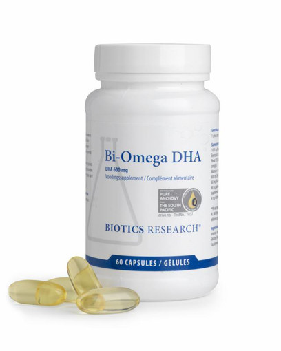 Afbeelding van Biotics Bi-Omega DHA 60 softgels