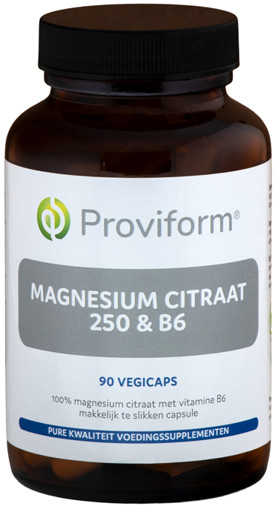 afbeelding van magnesium citraat 250 & b6