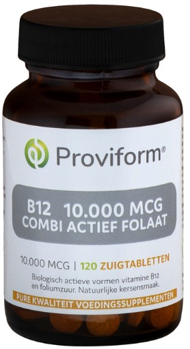 afbeelding van vit b12 10.000mcg comb act fol